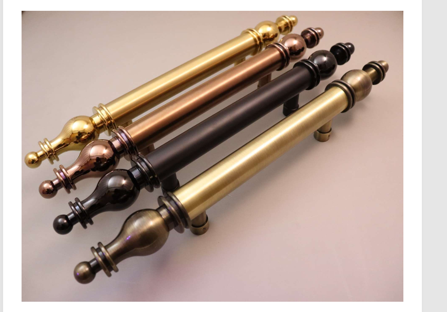 Main Door Handle - Color: Gold Rose Gold Black And Antique Brass