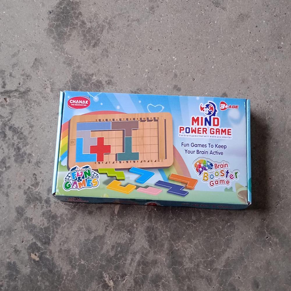 At50 Wooden Mind Game Engaging Play For Kids, Babies - Color: Mix