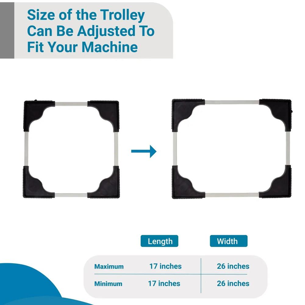 Adjustable Washing Machine, Refrigerator Stand (67 cm ,1 Pc)