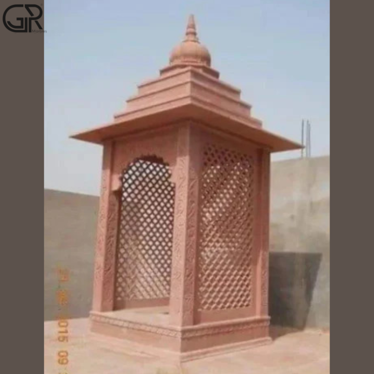 Red Pyramid Sandstone Chatri