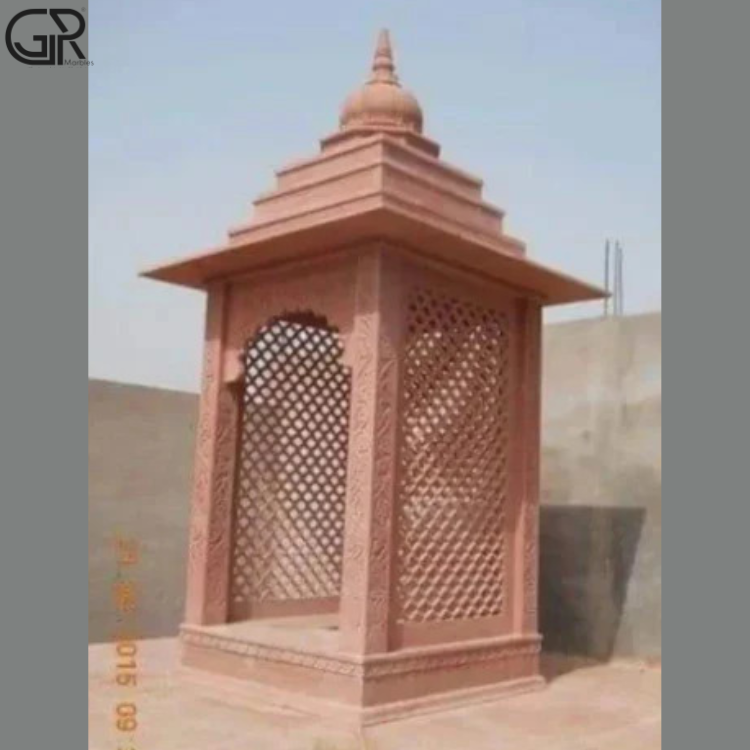 Red Pyramid Sandstone Chatri