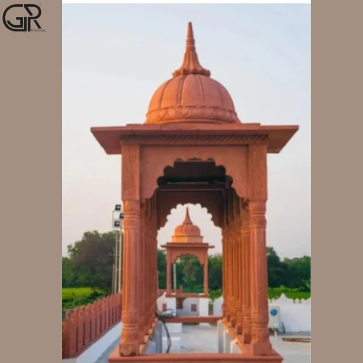 Red Sandstone Chatri (height 12ft)
