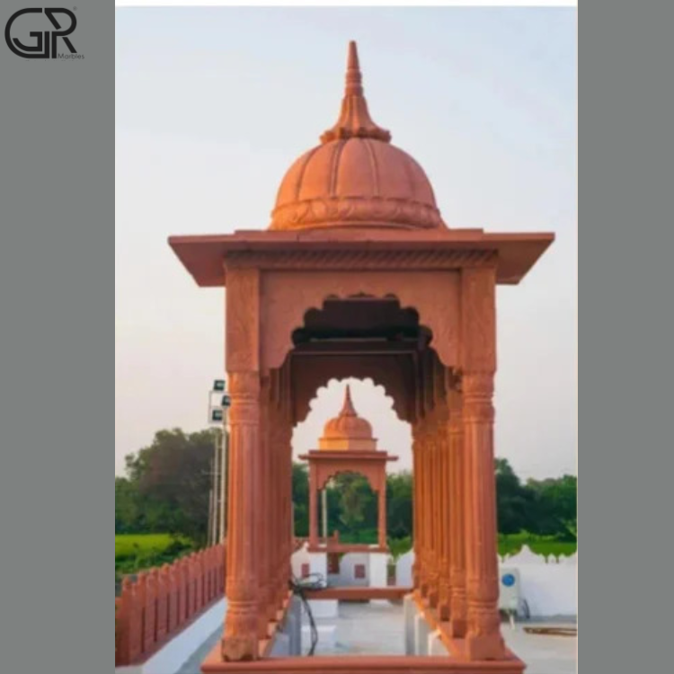 Red Sandstone Chatri (height 12ft)