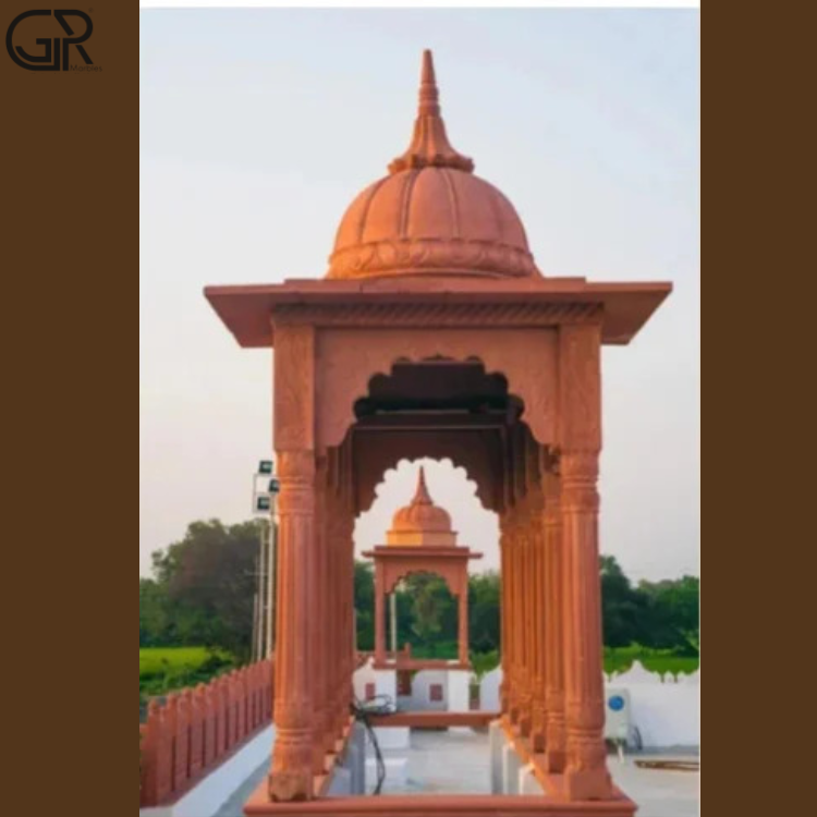 Red Sandstone Chatri (height 12ft)