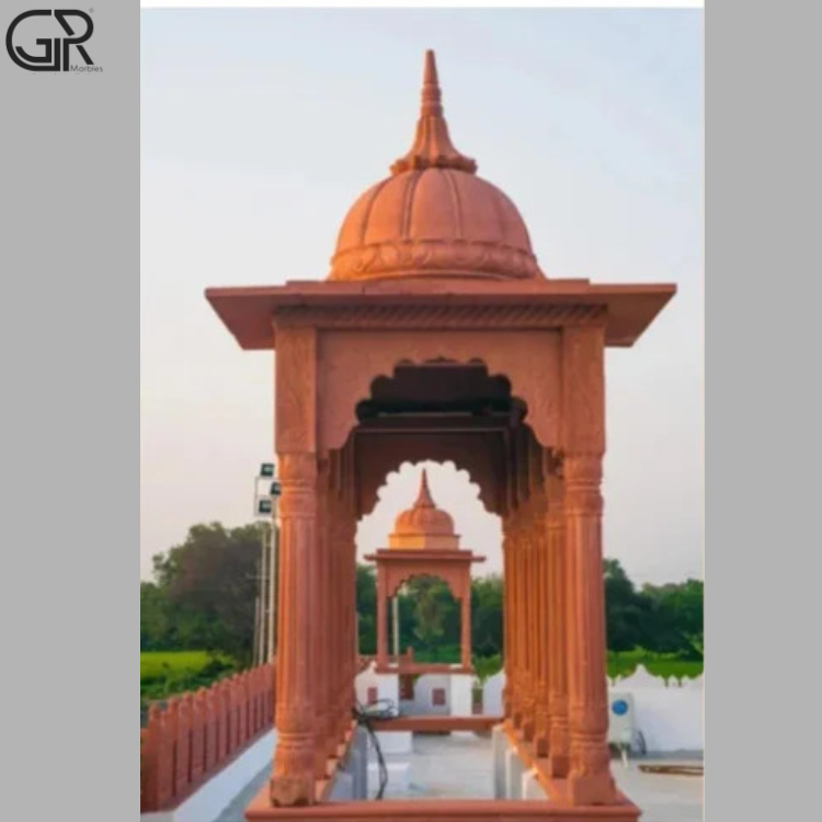 Red Sandstone Chatri (height 12ft)