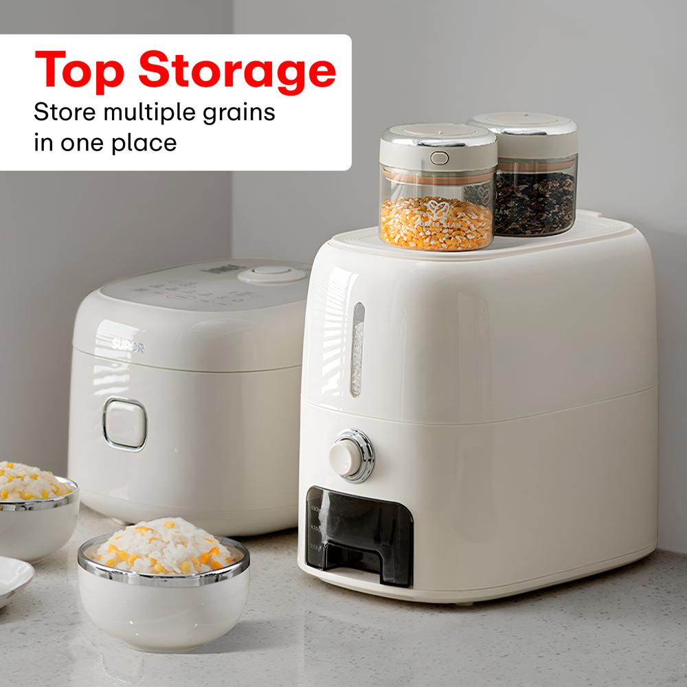 Prime Pick Rice Storage Container  10kg Oval