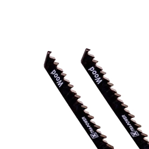 Xtra Power T144D Jig Saw Blades for Wood, T-Shank, Carbon Steel, Set of 5