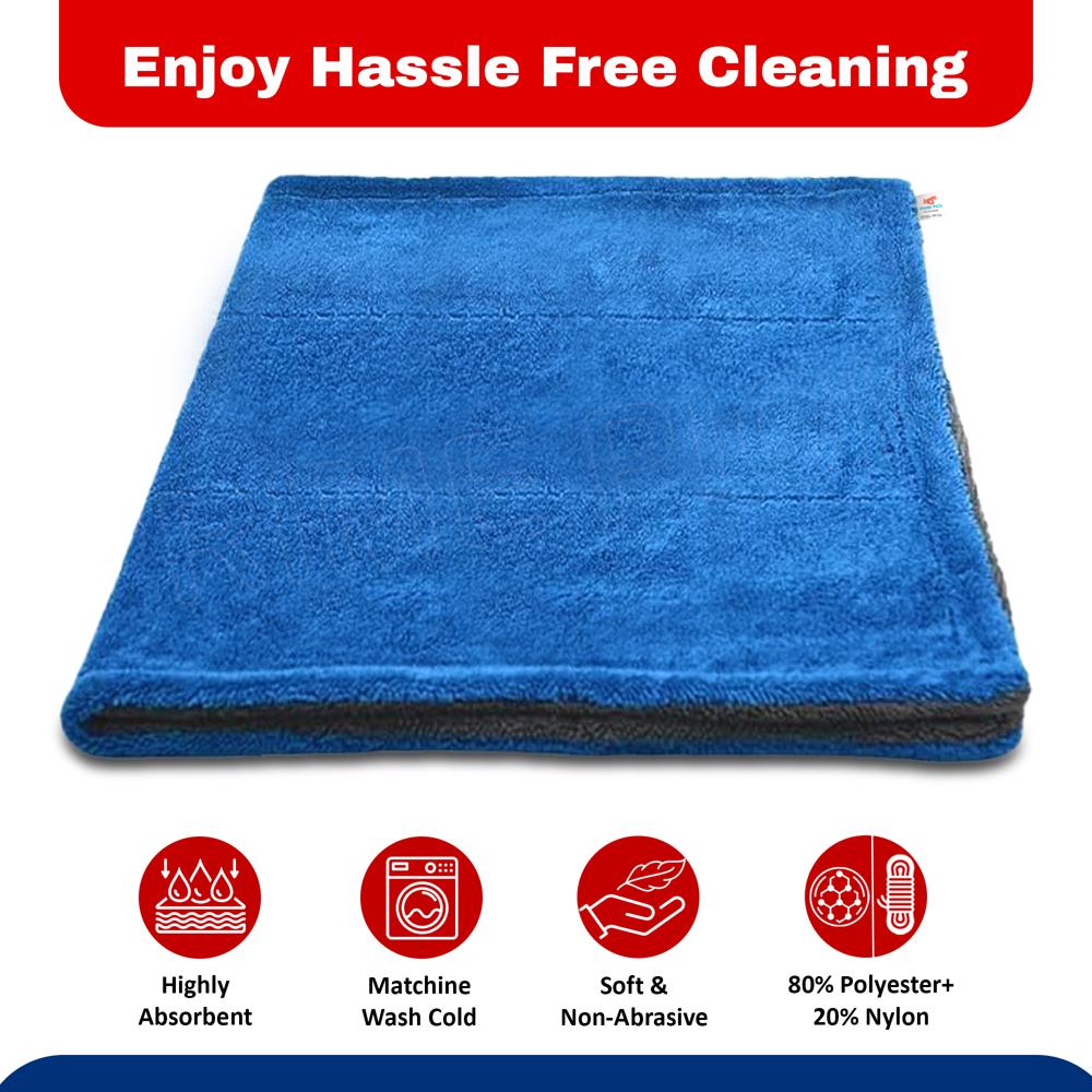 Prime Pick 1800GSM Double Sided Microfiber Car Cleaning Cloth
