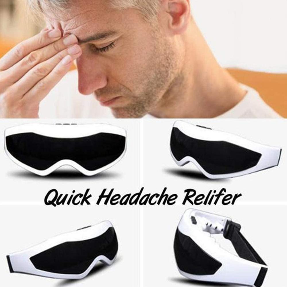 Electric Eye Massager With Heat, Vibration And Air Pressure (1 Pc) - Color: Mix