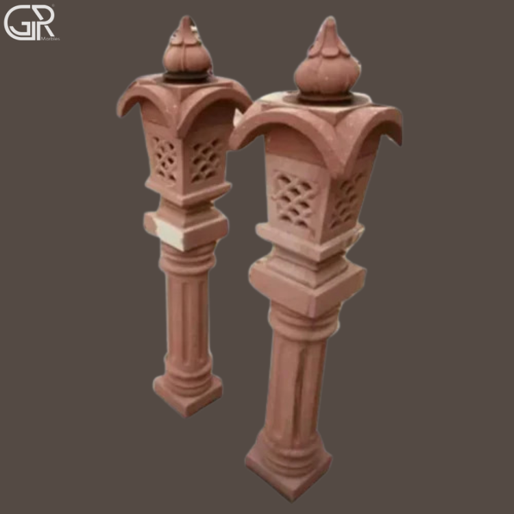 Sandstone Garden Lamps