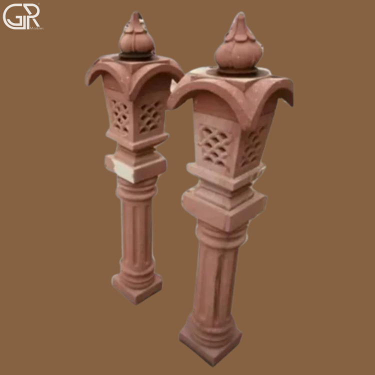 Sandstone Garden Lamps