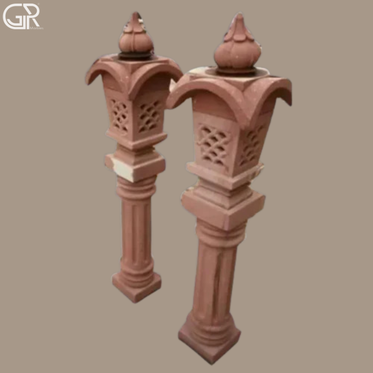 Sandstone Garden Lamps
