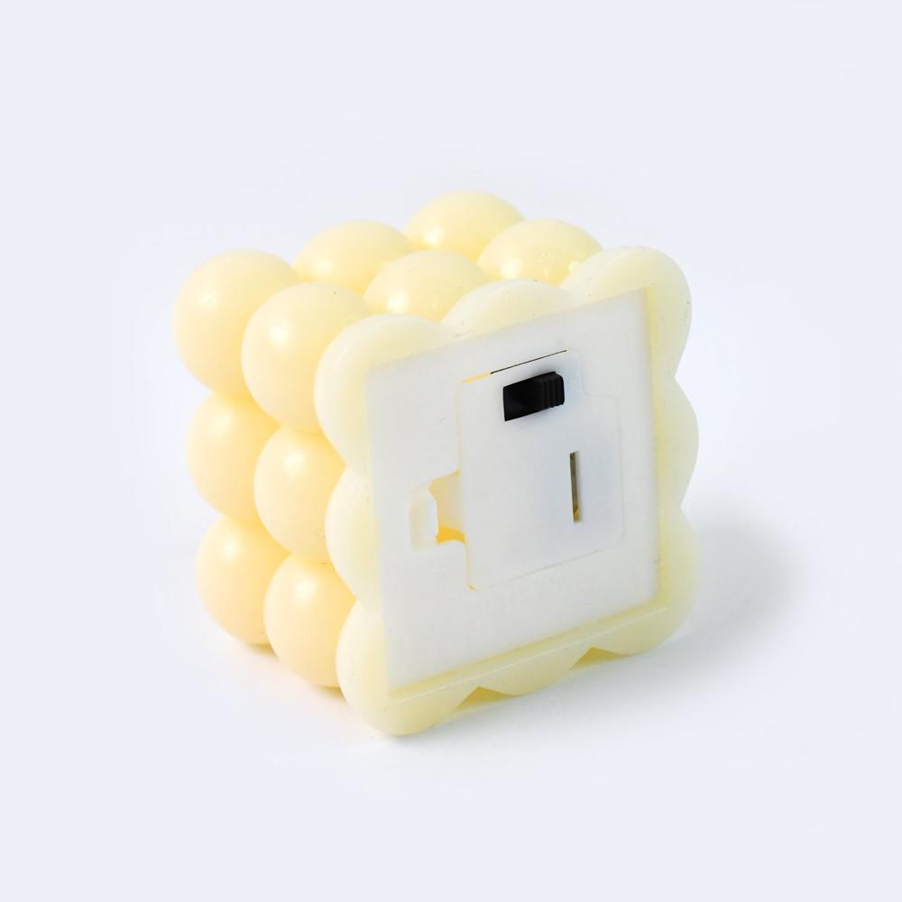 Decorative Led Bubble Candles (9 Pc / Set) - Color: Mix