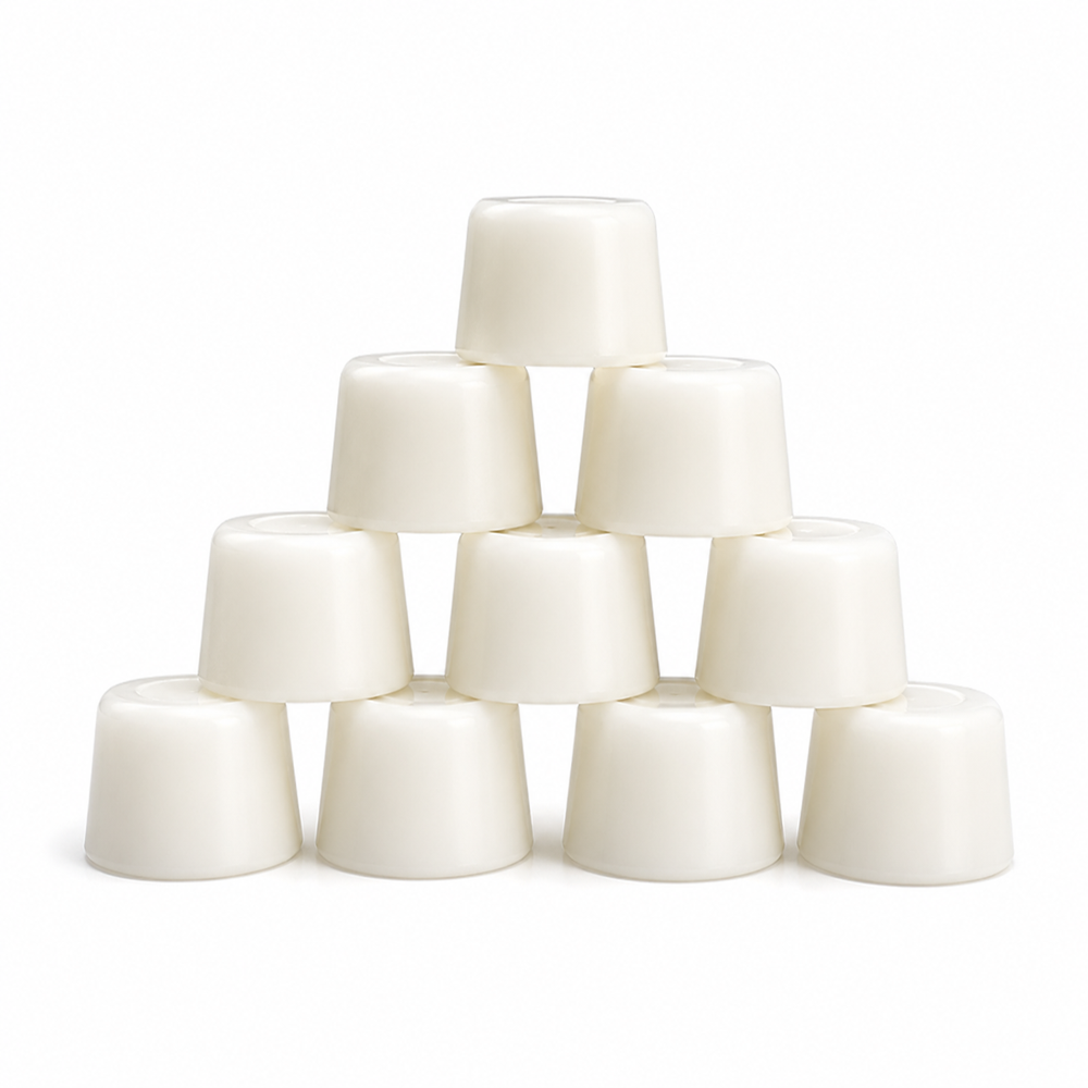 Pvc Buffer Pads, Round Floor Protector For Furniture, Non-skid Chair Leg Covers (20 Pieces) - Color: White