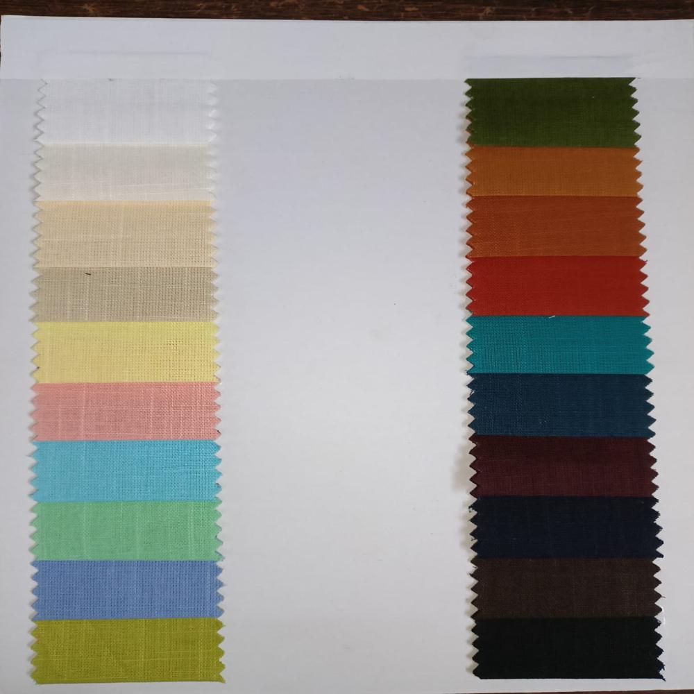 COTTON LINEN SHIRTING FABRIC
