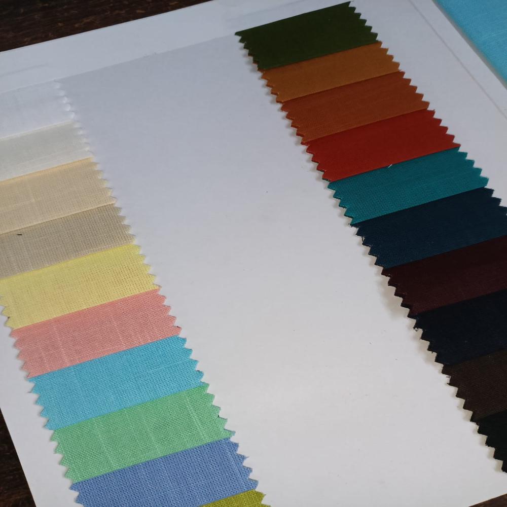 COTTON LINEN SHIRTING FABRIC