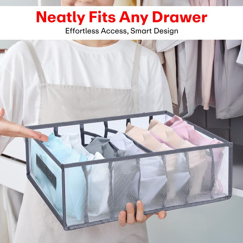 Prime Pick 6 Compartment Mesh Organizer