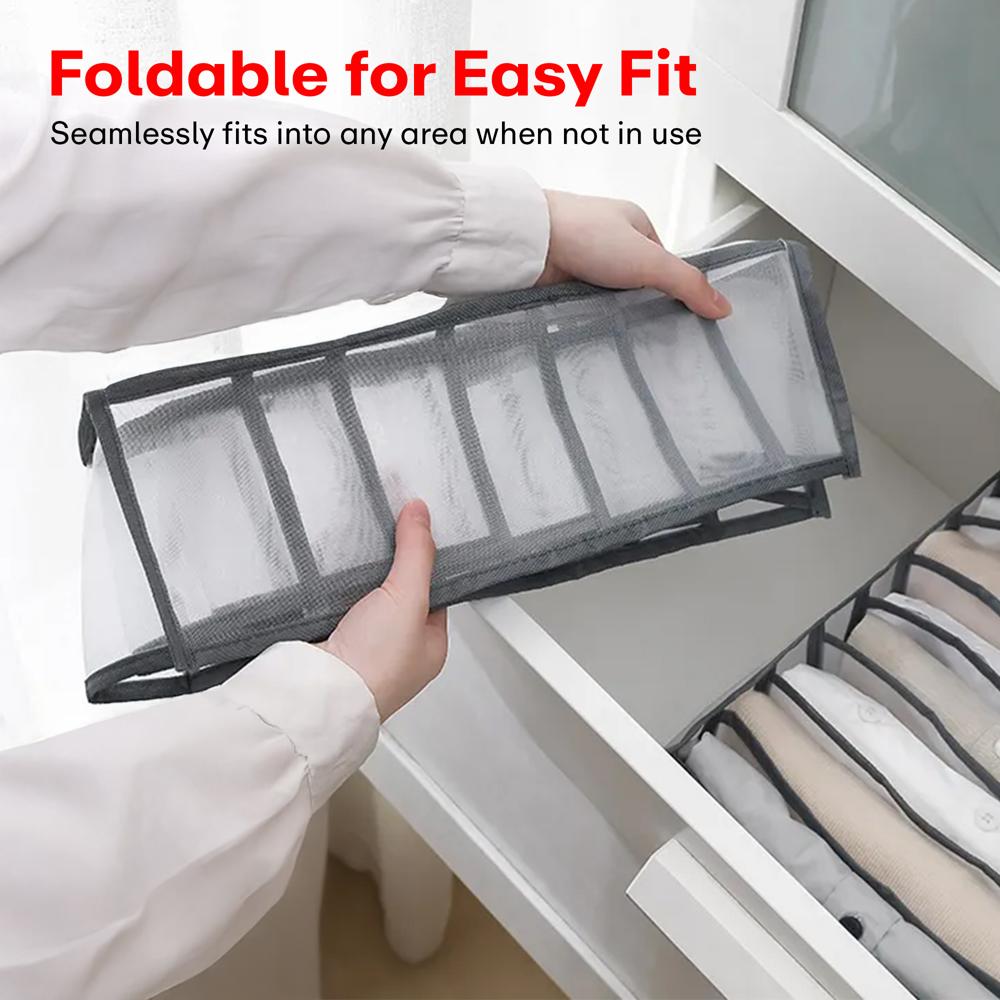 Prime Pick 6 Compartment Mesh Organizer