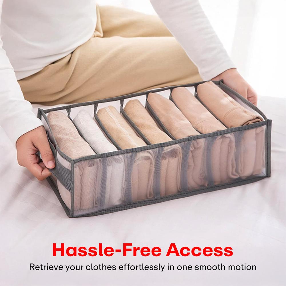 Prime Pick 7 Compartment Mesh Organizer