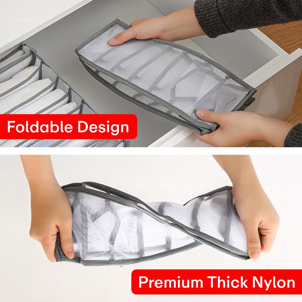 Prime Pick 7 Compartment Mesh Organizer