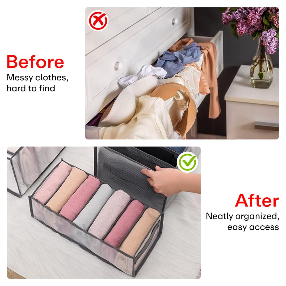 Prime Pick 7 Compartment Mesh Organizer