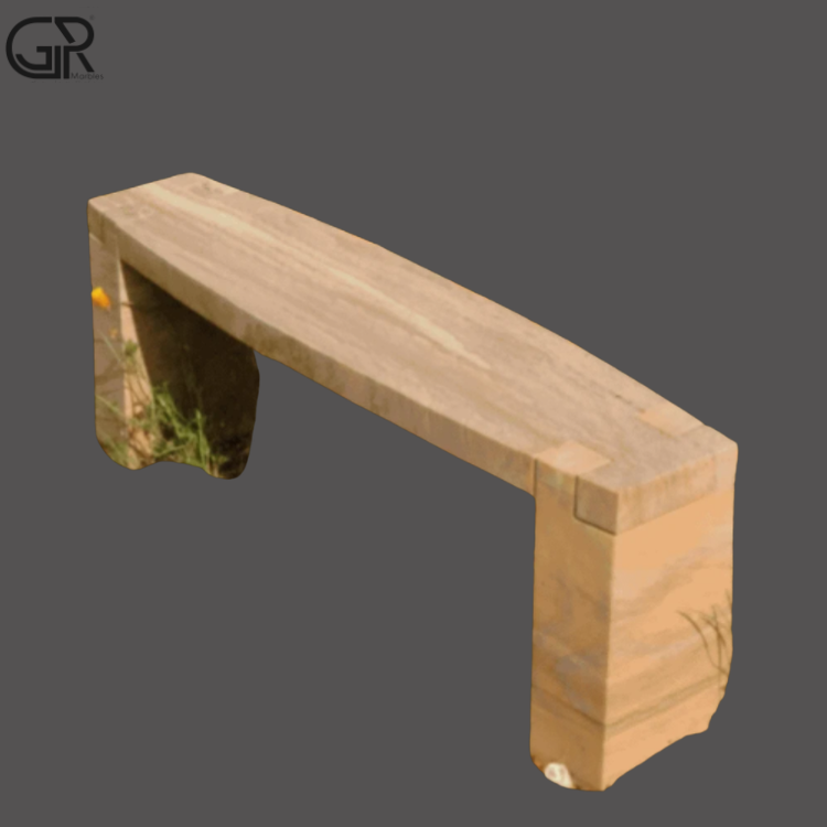 Sandstone garden Bench