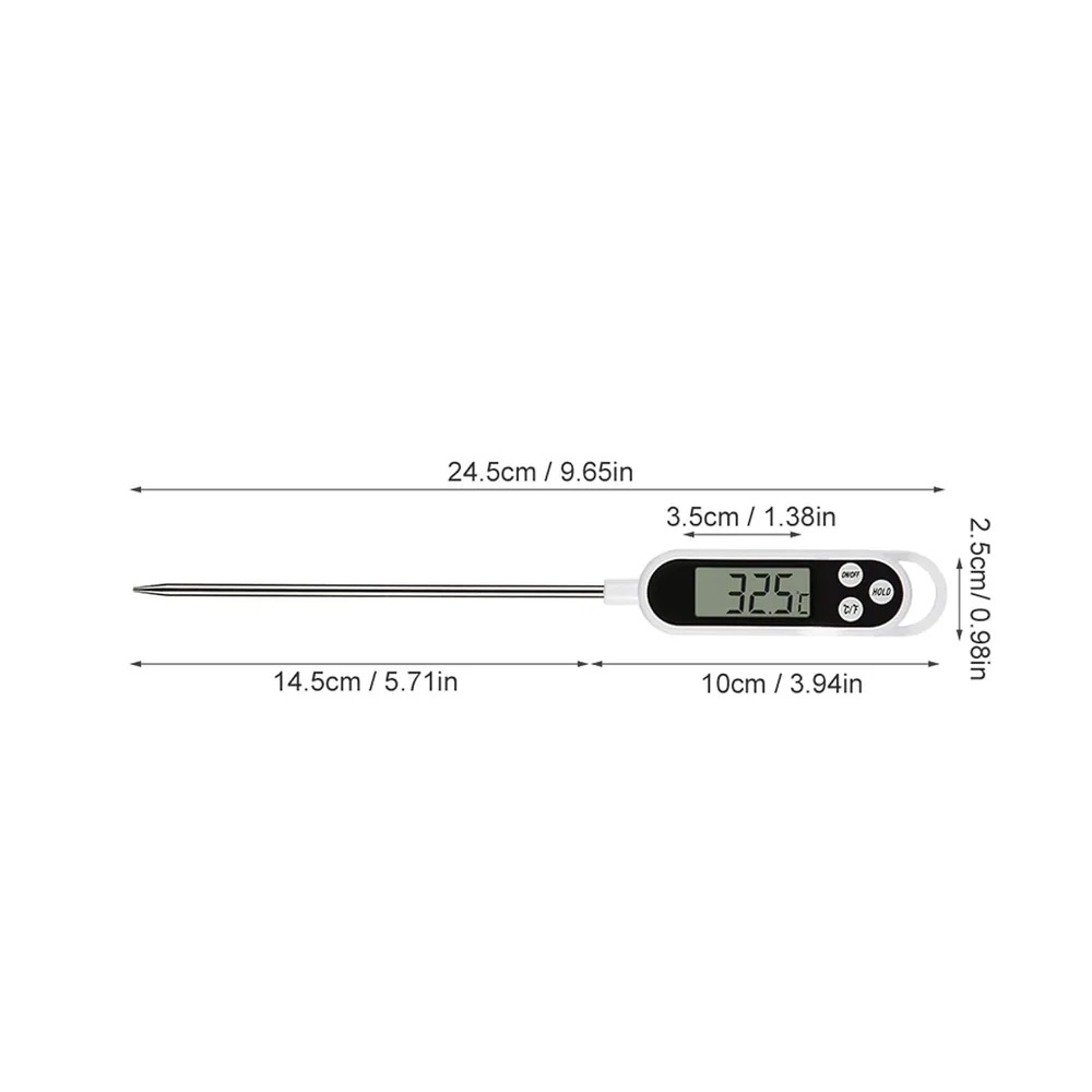 True Sense Digital Food Thermometer Kitchen BBQ Temperature Test With LCD Display Range, TP300