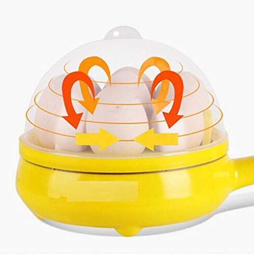 Multi functional Electric 2 in 1 Egg Frying Pan with Boiler and Measuring Cup