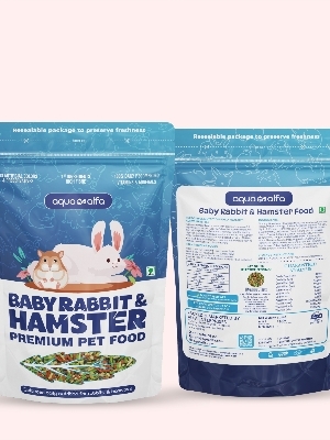 AquaAlfa Baby Rabbit And Hamster Premium Pet Food 400gm