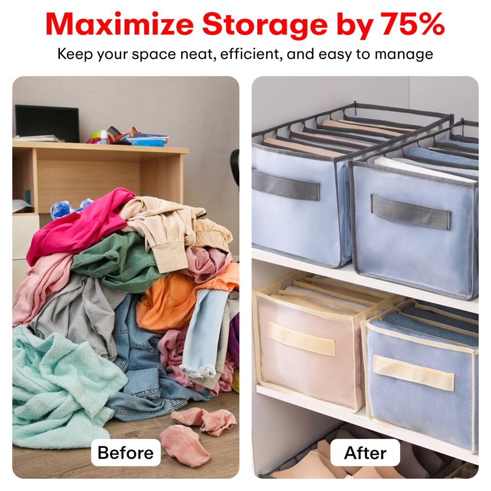 Prime Pick 8 Compartment Mesh Organizer