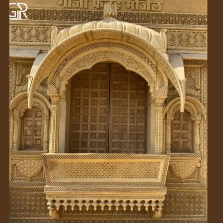 Indian Sandstone Jharokha