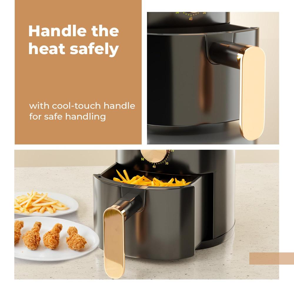 Lifelong 3.5 L Small Air Fryer with Rapid Air Cooking For (LLHF27)