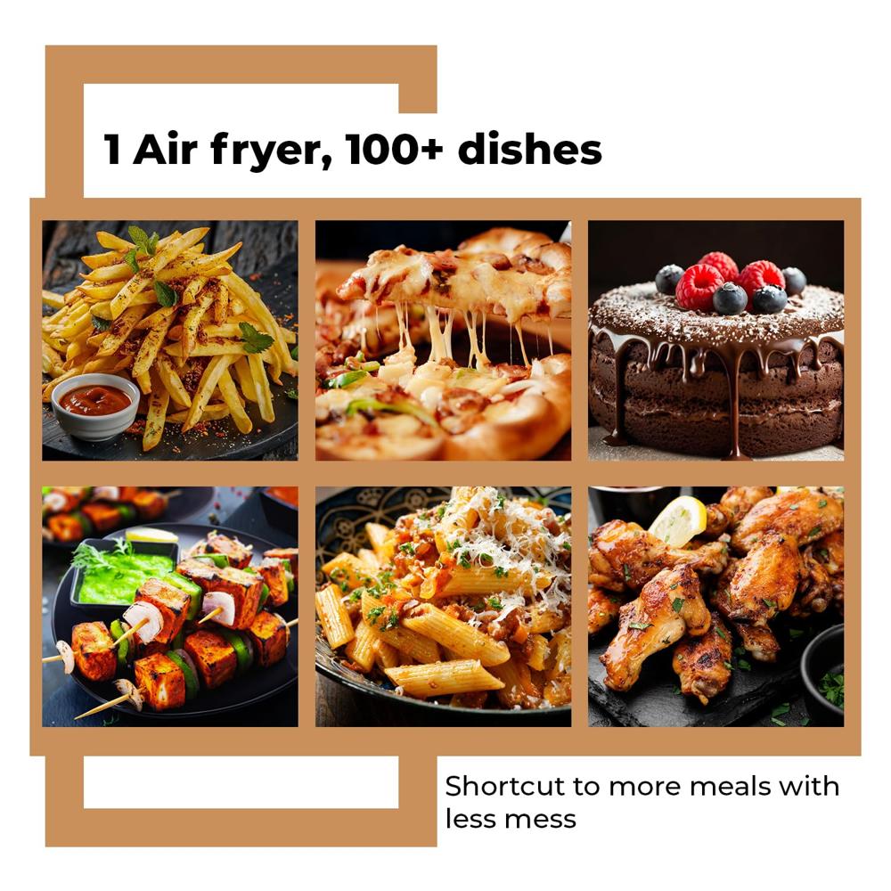 Lifelong 3.5 L Small Air Fryer with Rapid Air Cooking For (LLHF27)