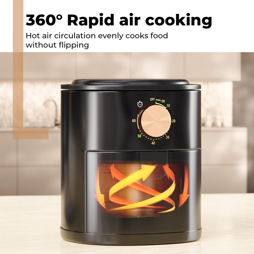 Lifelong 3.5 L Small Air Fryer with Rapid Air Cooking For (LLHF27)