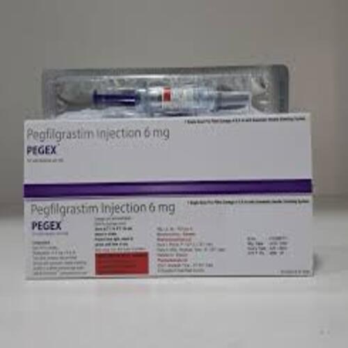 Pegex 6 Mg Injection, Pegfilgrastim Hematopoietic Growth Factor Medicine - Dosage Form: Injection