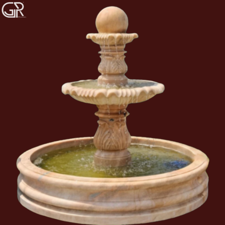 Sandstone 3 Tier Fountain