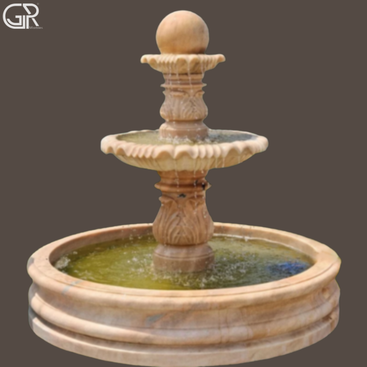 Sandstone 3 Tier Fountain