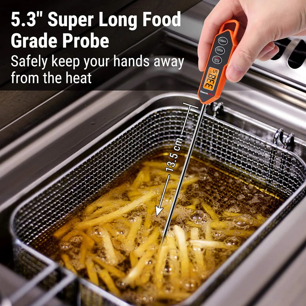 ThermoPro TP-01H Digital Instant Read Meat Thermometer For Grilling Cooking Food, TP01H