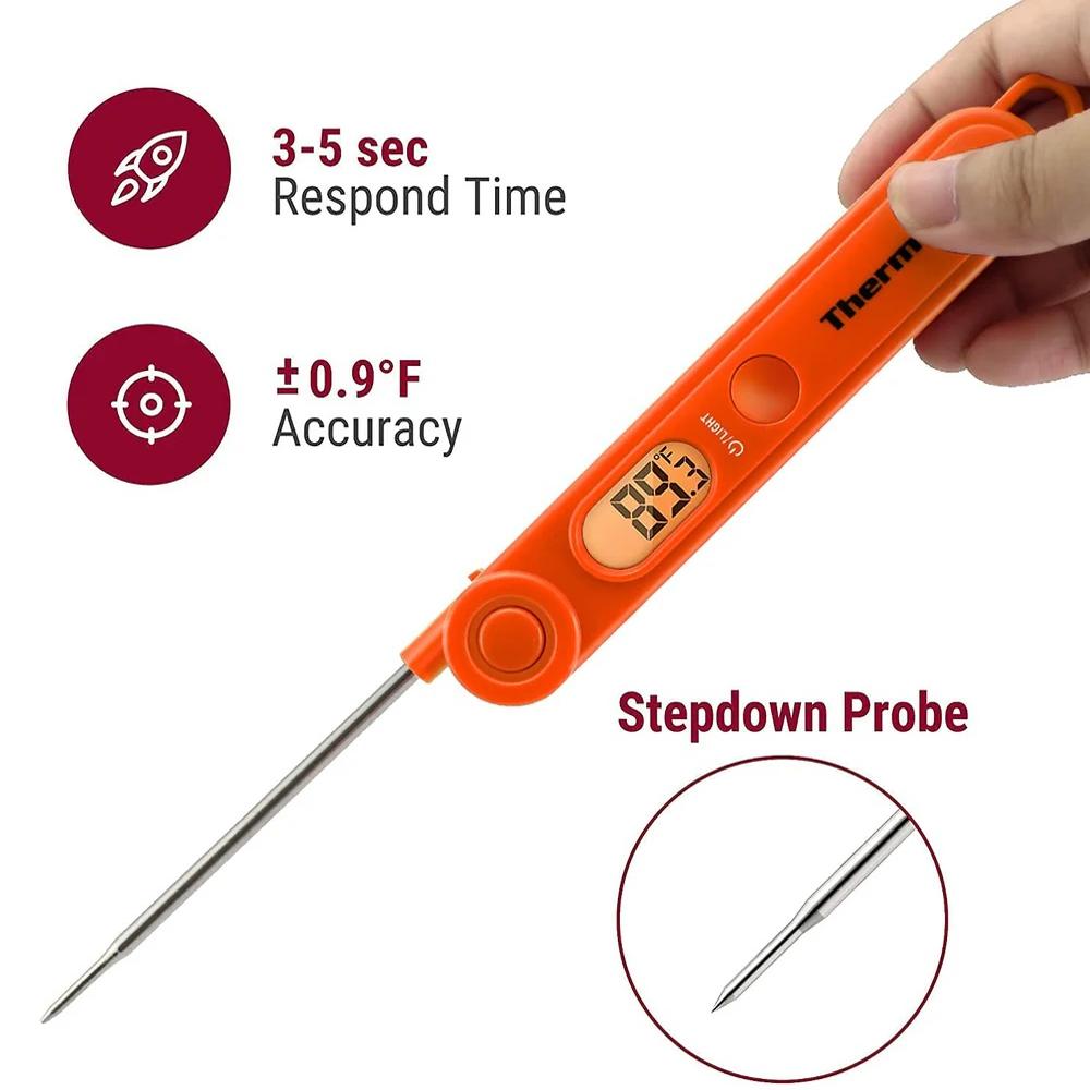 ThermoPro TP03B Digital Instant Read Meat Thermometer Kitchen Cooking Food Candy, TP03B