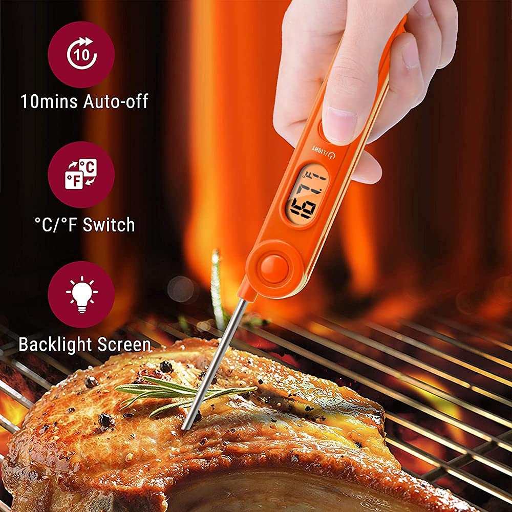 ThermoPro TP03B Digital Instant Read Meat Thermometer Kitchen Cooking Food Candy, TP03B