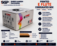 Printed E Flute Corrugated Box
