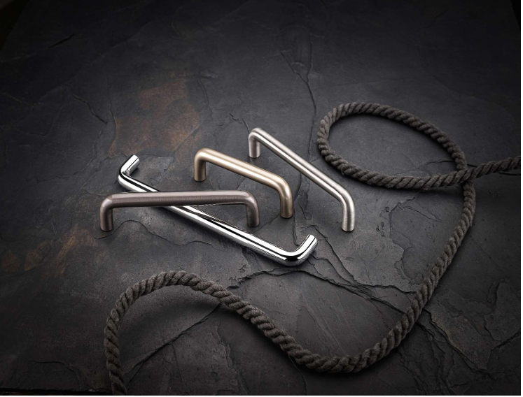 Zinc Cabinet Handles - Color: Silver