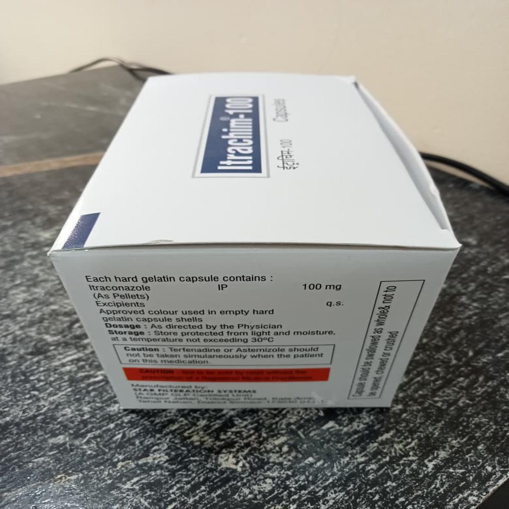 Itraconazole Capsules IP 100mg