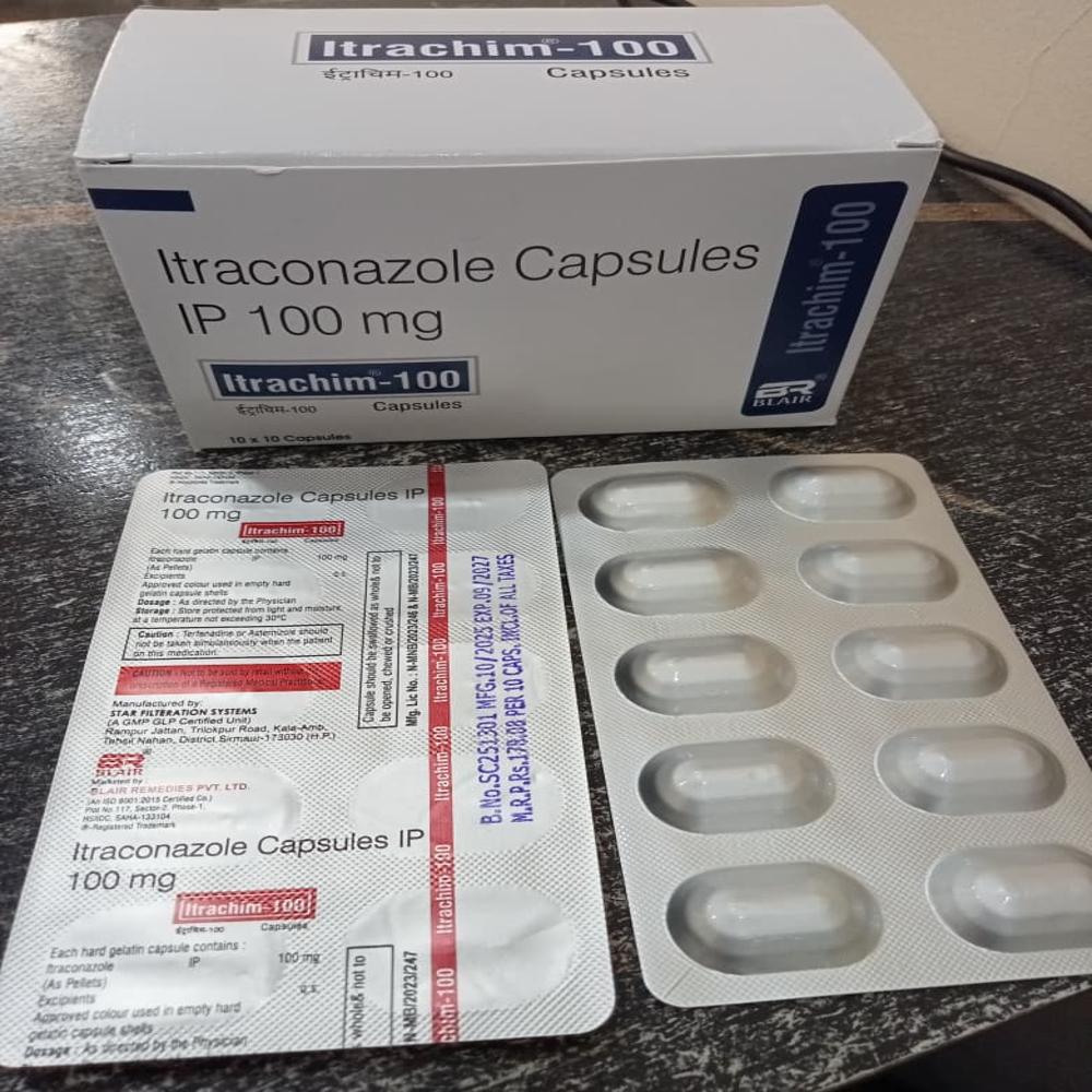 Itraconazole Capsules IP 100mg