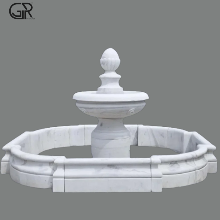 Stylish Marble Fountain, (Ht-3ft)