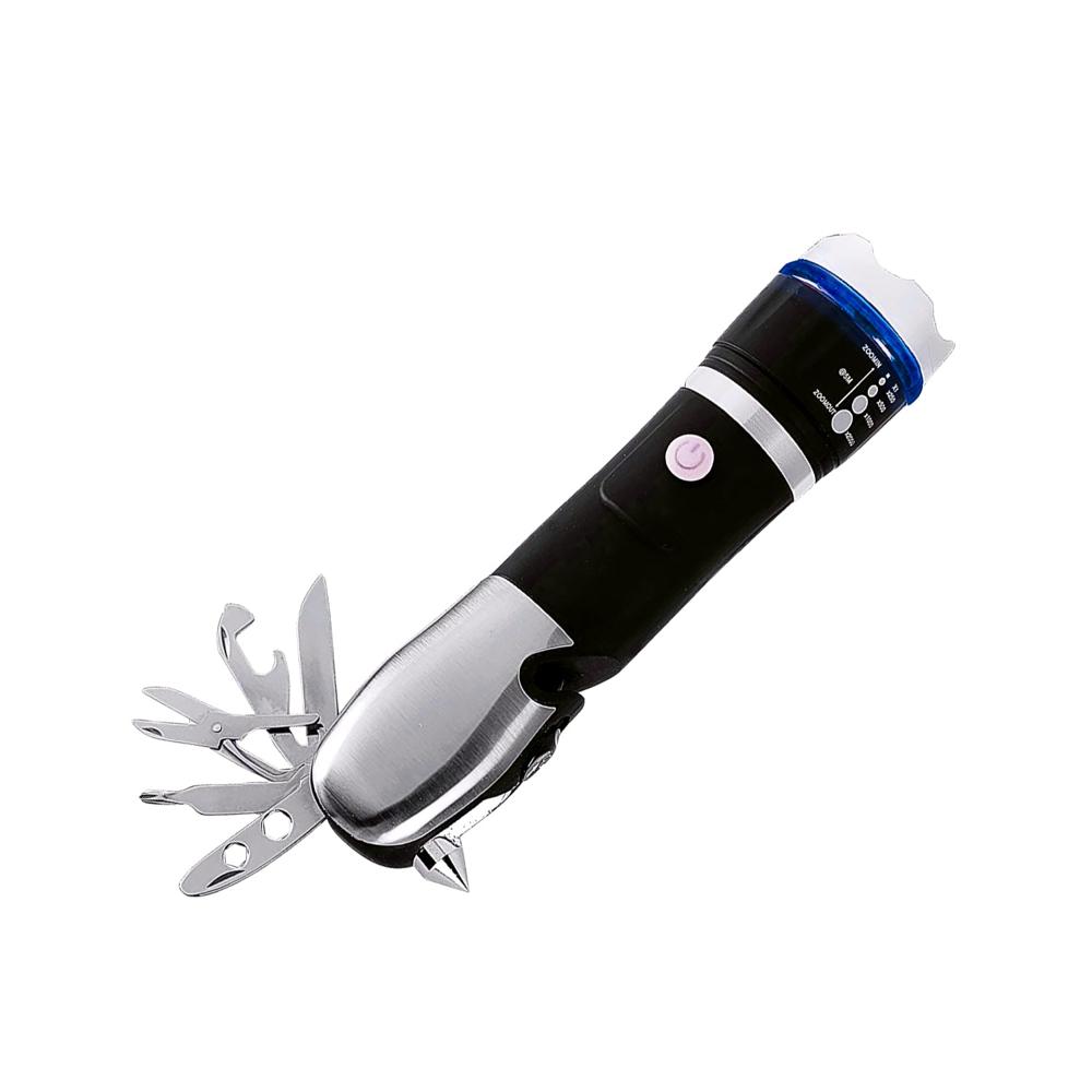 Battery Operated Multi-Tool LED Flashlight  All in One Tool Light (1 Pc)