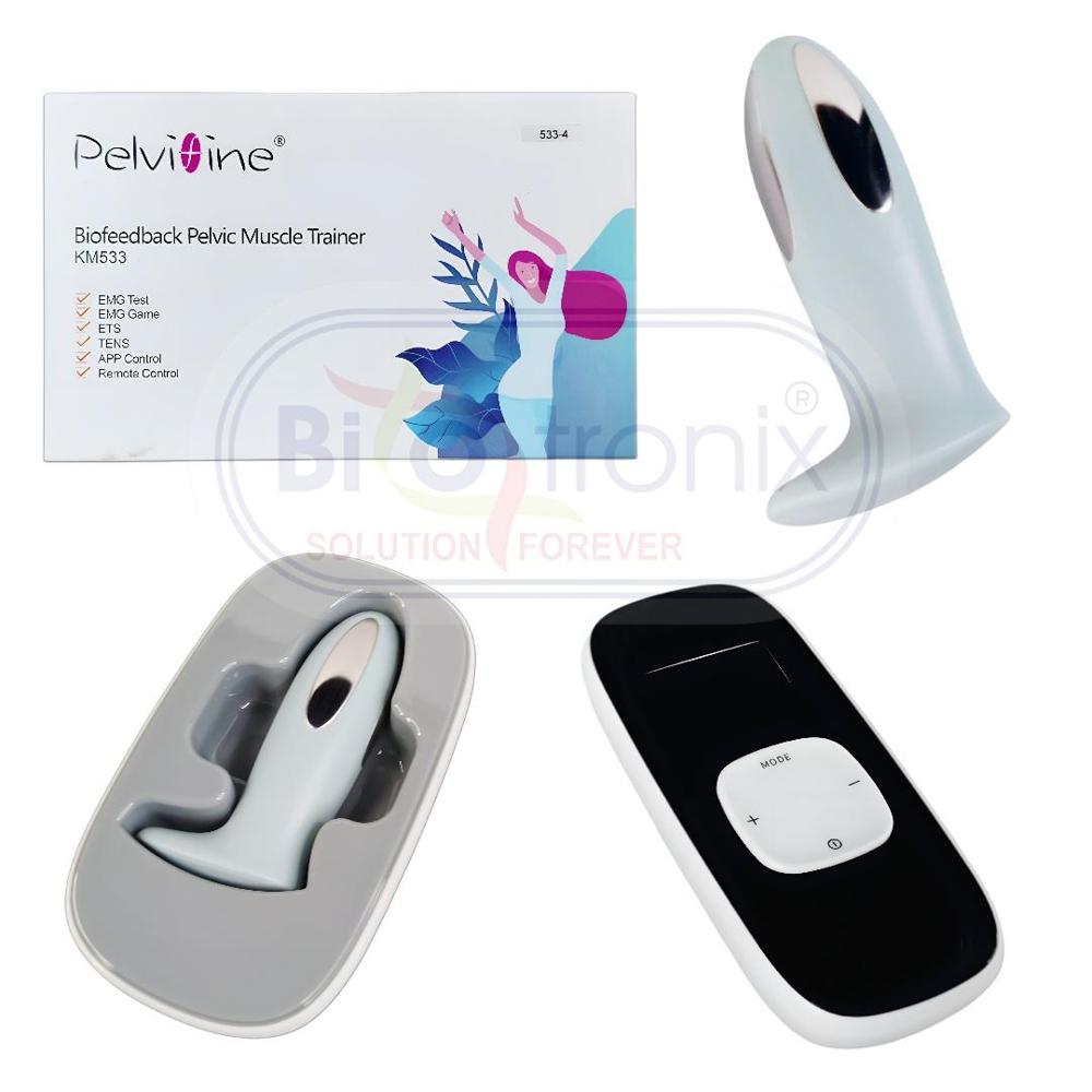 KM-533-4 Wireless EMG Pelvic Floor Trainer with ETS for Kegel Therapy