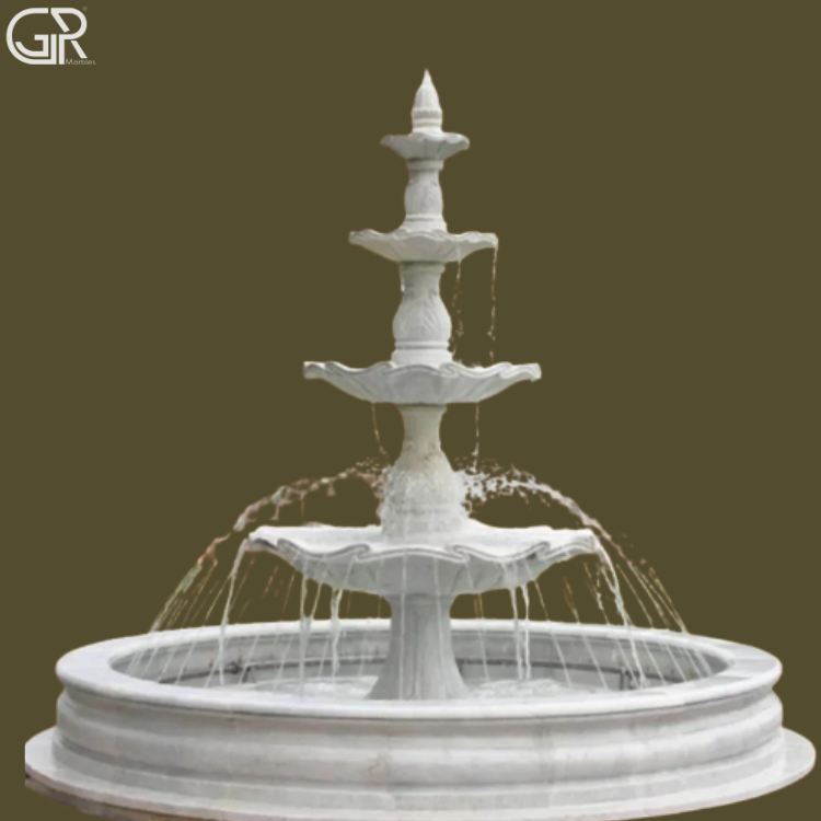 Antique Marble Fountain