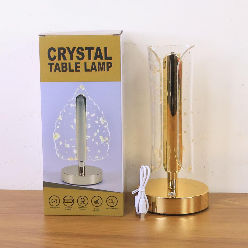 Crystal Table Lamp (1 Pc) - Color: Mix