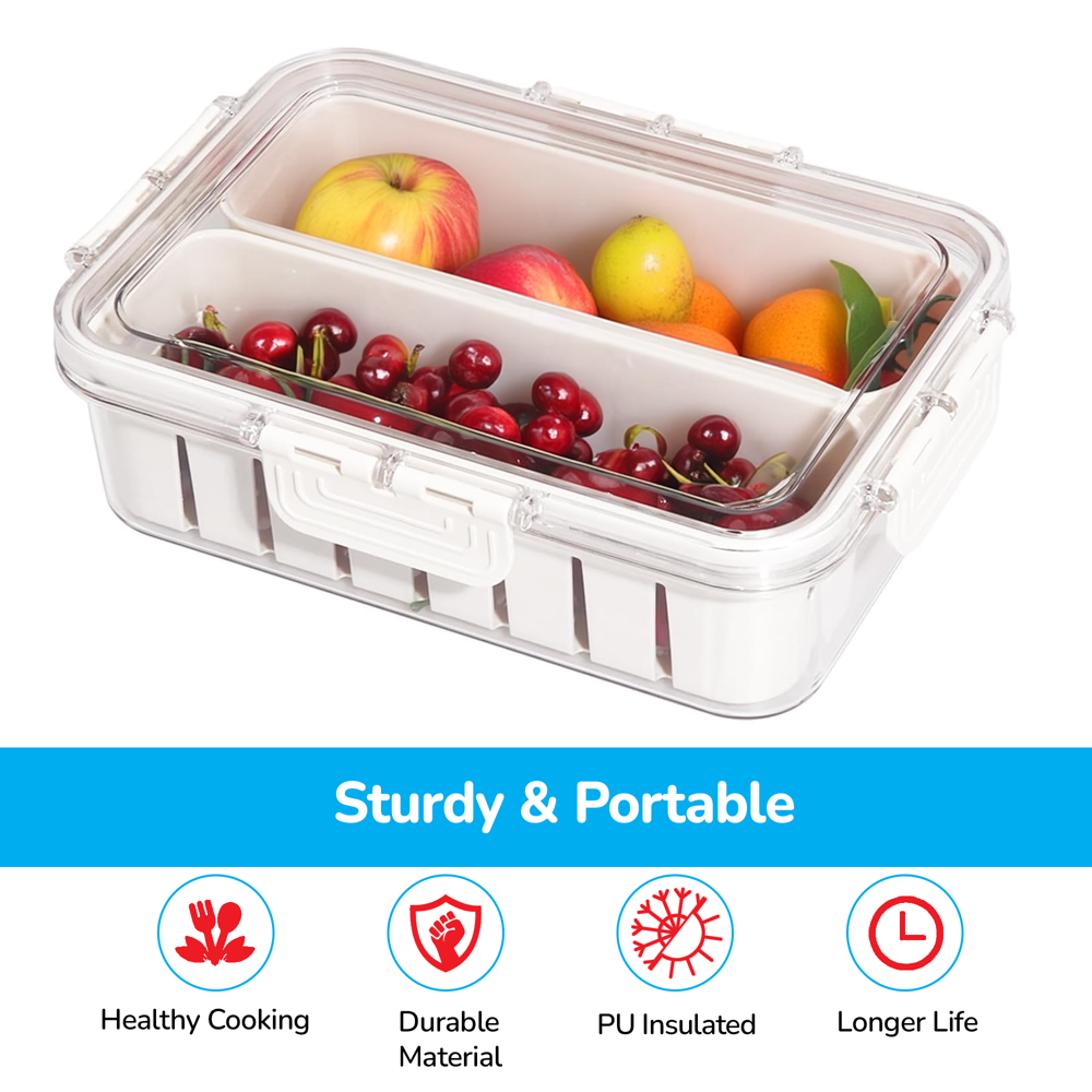 Prime Pick 2 Devider Strainer Organizers